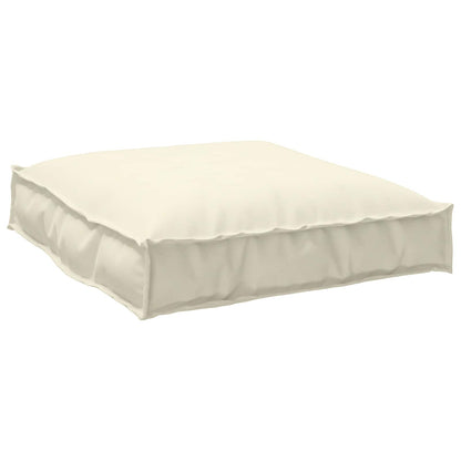 Kissen Creme 70 x 70 x 12 cm Oxford-Stoff