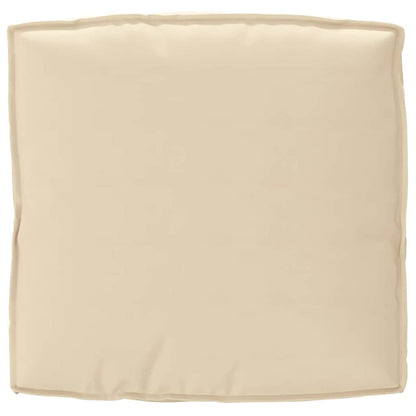 Kissen Beige 80 x 80 x 12 cm Oxford-Stoff