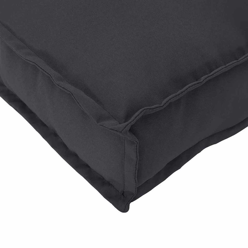 Kissen Schwarz 80 x 80 x 12 cm Oxford-Stoff