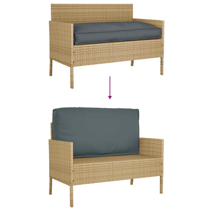 Kissen Anthrazit 120 x 60 x 12 cm Oxford-Stoff