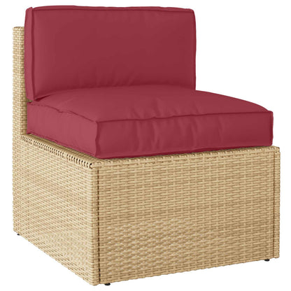 Kissen Weinrot 80 x 80 x 52 cm Oxford-Stoff