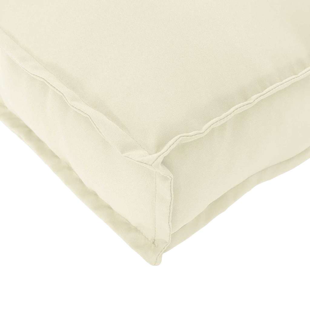 Kissen 4 pcs Creme 40 x 40 x 8 cm Oxford-Stoff