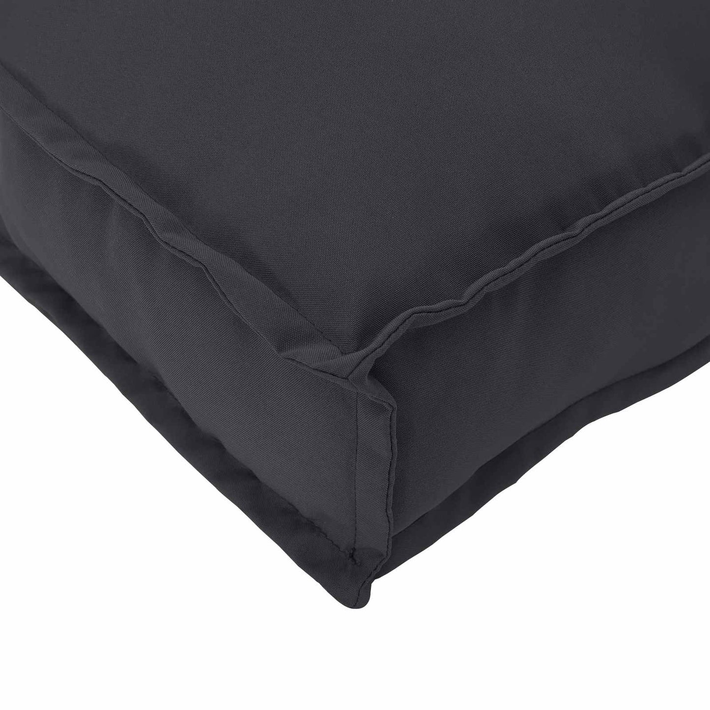 Kissen Schwarz 120 x 40 x 8 cm Oxford-Stoff