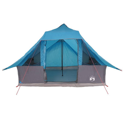 Tipi Zelt mit Dach mit Speicher Blau 364 x 281 x 257 cm Taft