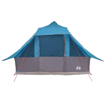 Tipi Zelt mit Dach mit Speicher Blau 364 x 281 x 257 cm Taft