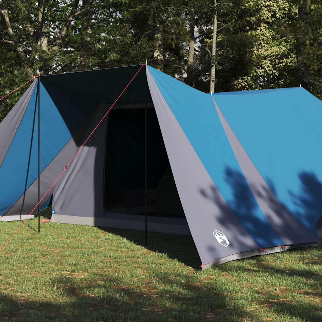 Tipi Zelt mit Dach mit Speicher Blau 660 x 456 x 200 cm Taft