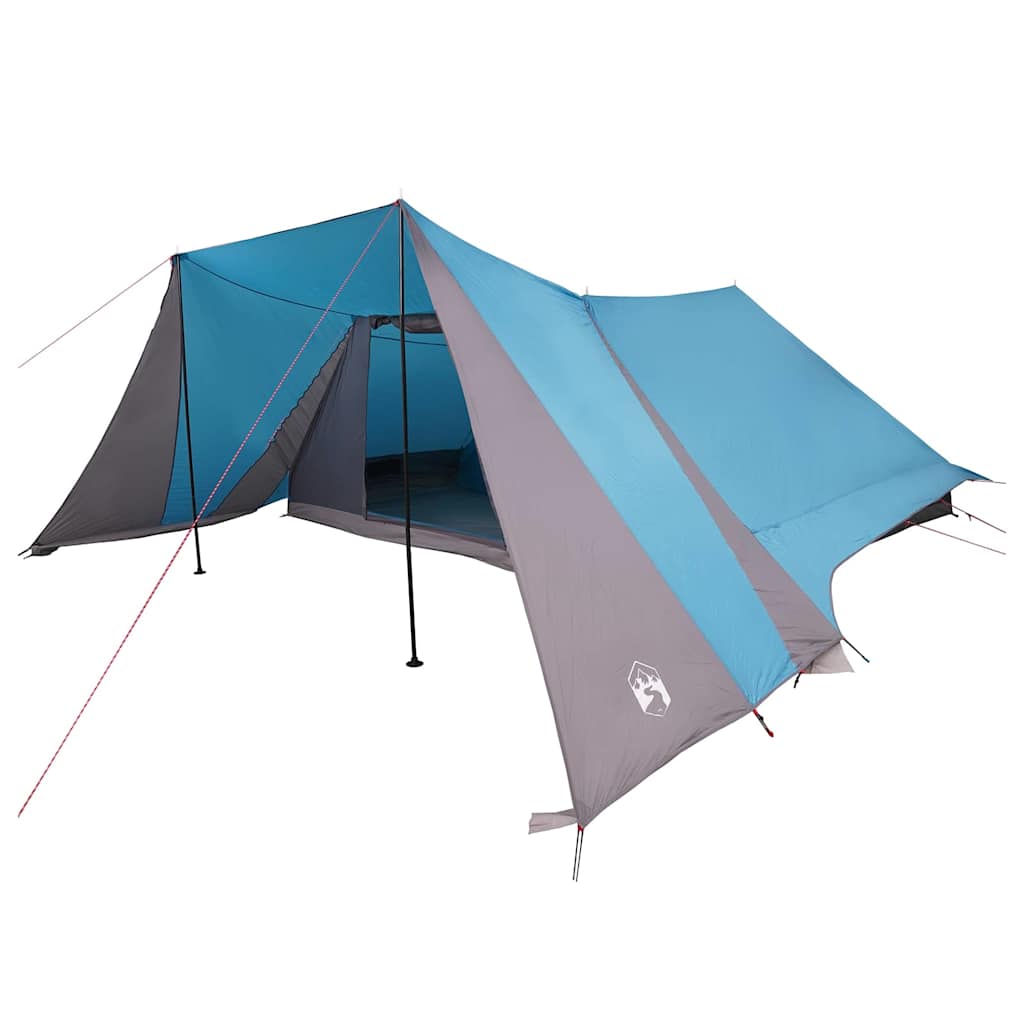 Tipi Zelt mit Dach mit Speicher Blau 660 x 456 x 200 cm Taft