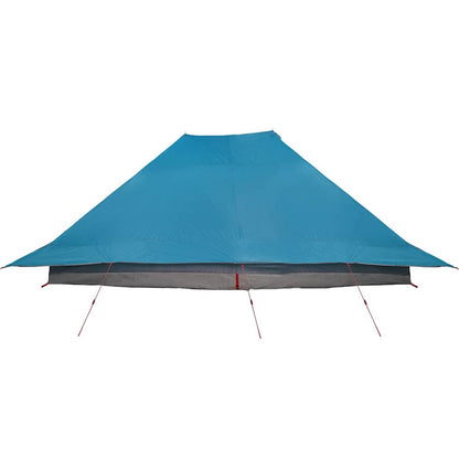Tipi Zelt mit Dach mit Speicher Blau 660 x 456 x 200 cm Taft