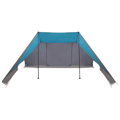 Tipi Zelt mit Dach mit Speicher Blau 660 x 456 x 200 cm Taft