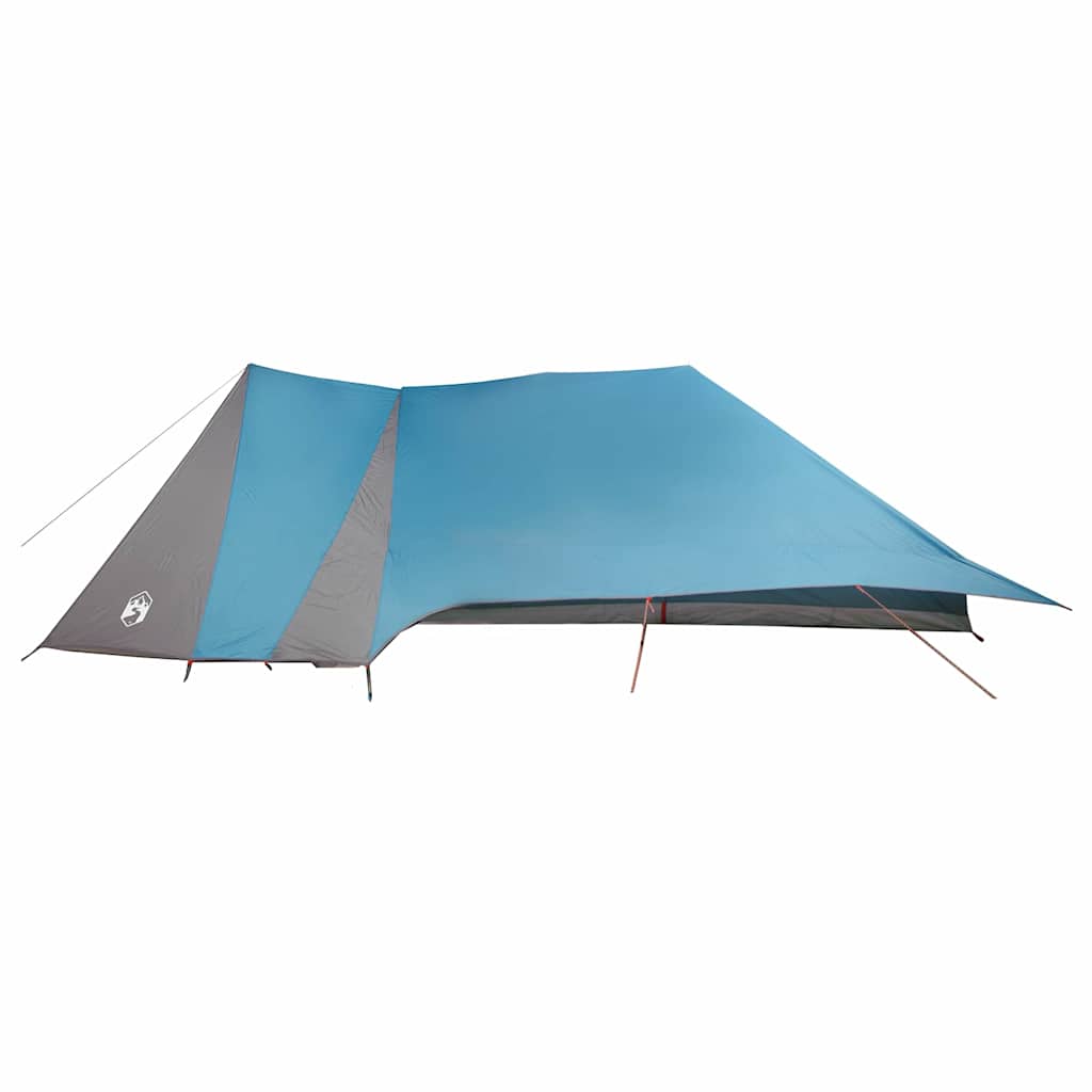 Tipi Zelt mit Dach mit Speicher Blau 660 x 456 x 200 cm Taft