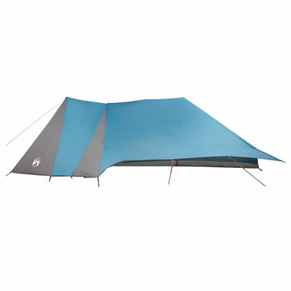 Tipi Zelt mit Dach mit Speicher Blau 660 x 456 x 200 cm Taft
