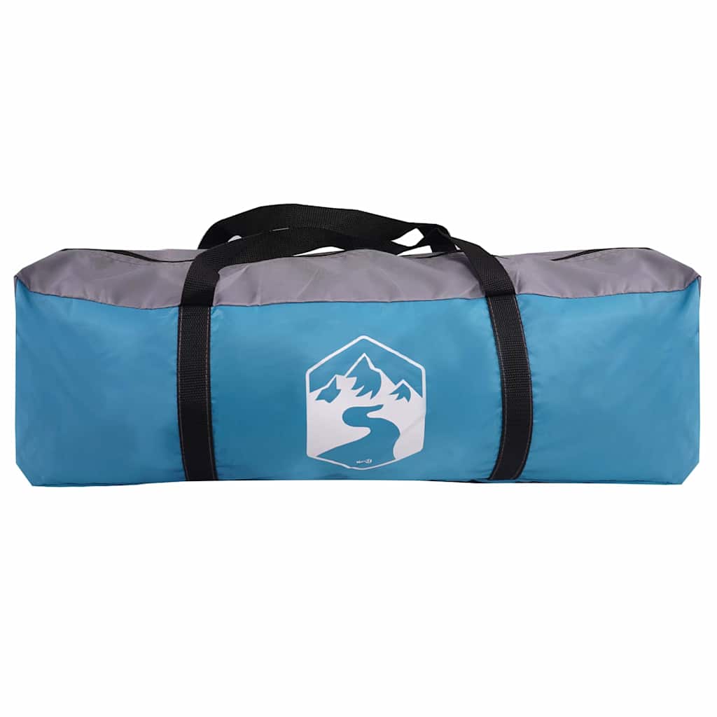Zelt mit Dach mit Speicher Blau 268 x 240 x 191 cm Polyester