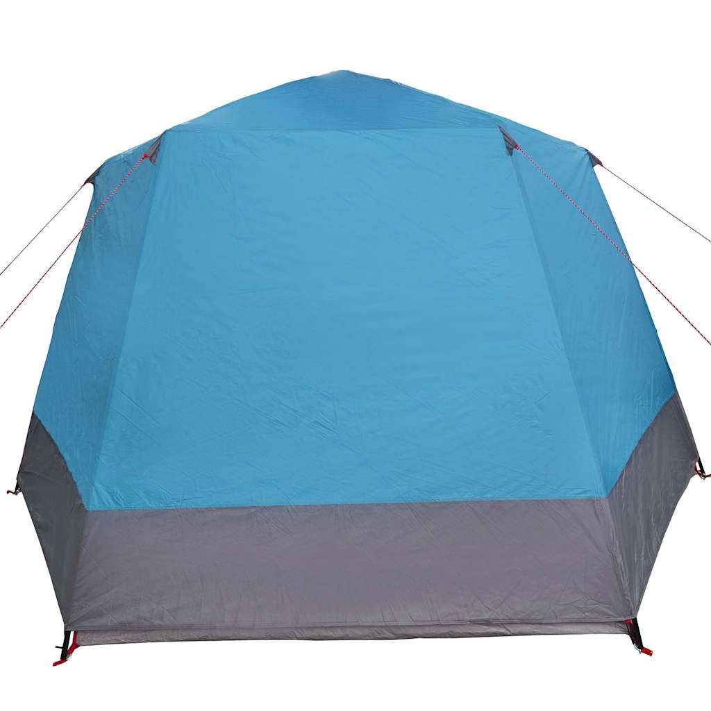 Campingzelt Hütte mit Dach Blau 420 x 420 x 227 cm Polyester