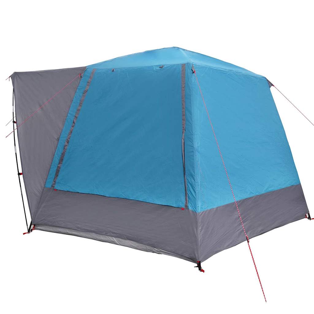Campingzelt Hütte mit Dach Blau 420 x 420 x 227 cm Polyester