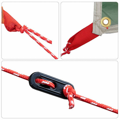 Wasserfeste Plane mit Dach Grün