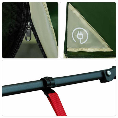 Innenzelt mit Dach mit Speicher Grün 290 x 288 x 234 cm Taft