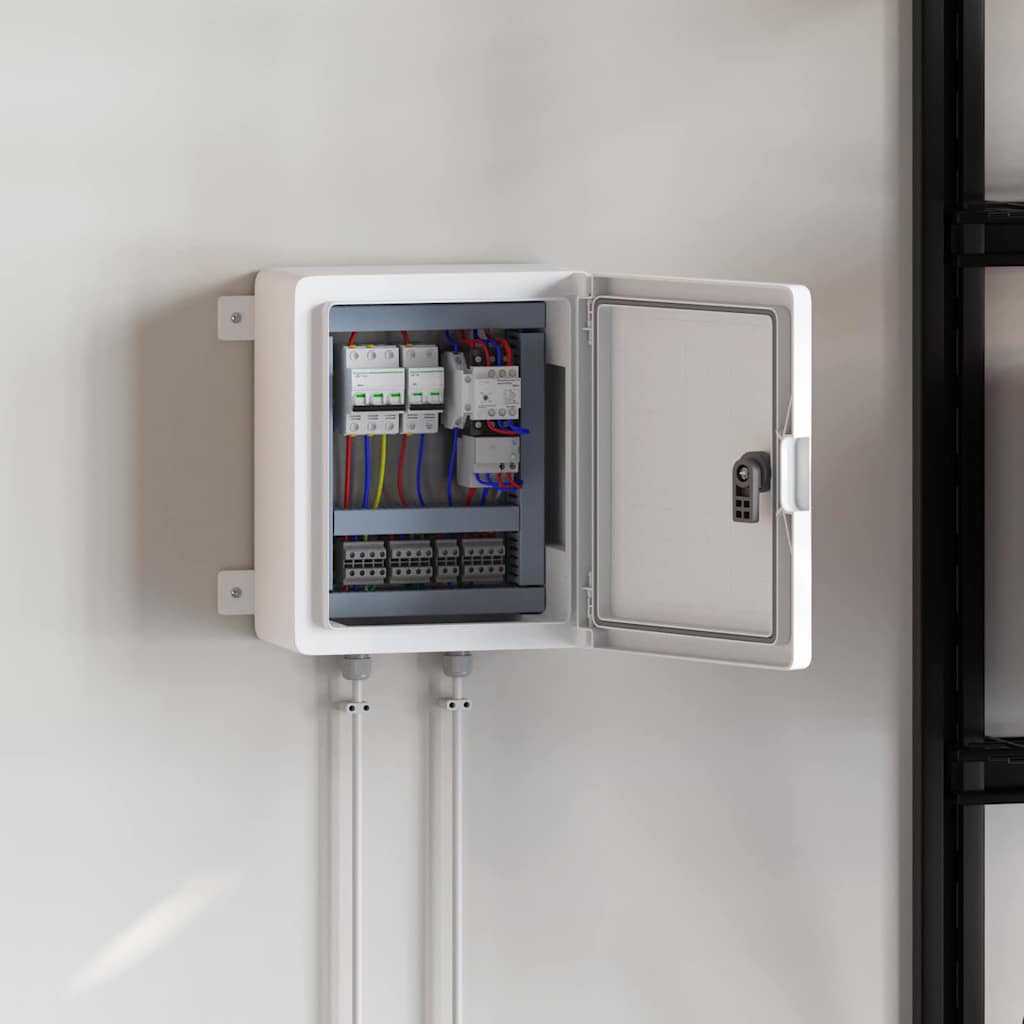 Steuerungsschrank Grau 32 x 13 x 30 cm ABS Kunststoff