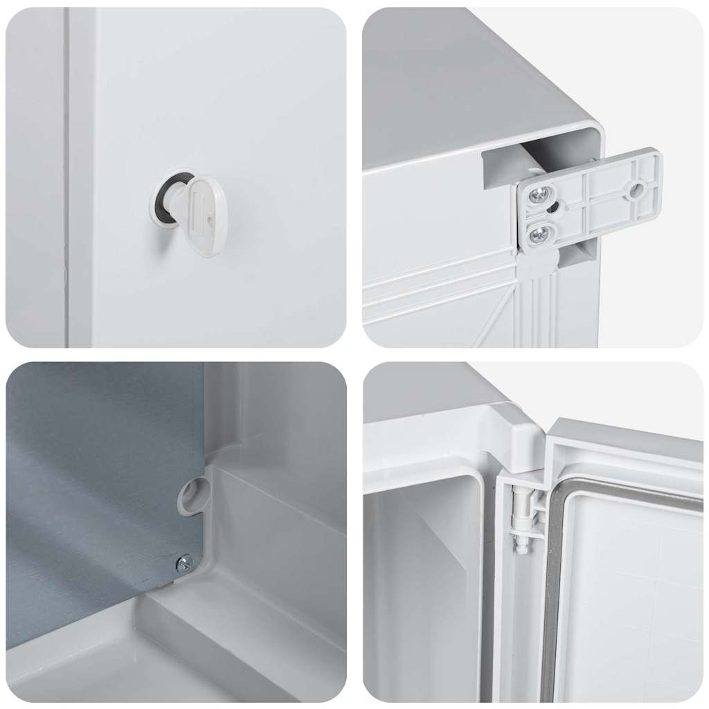 Steuerungsschrank Grau 47 x 24 x 50 cm ABS Kunststoff