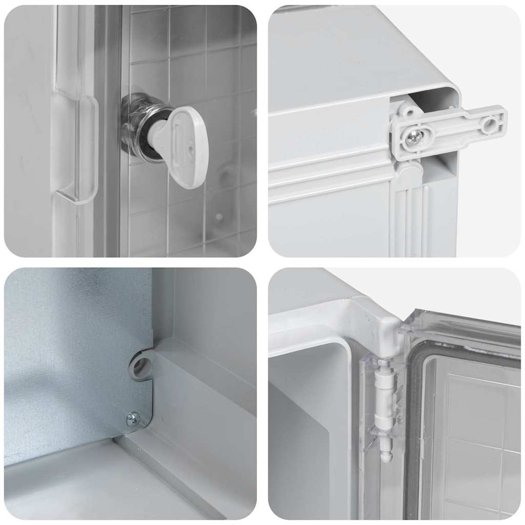 Steuerungsschrank Grau 28 x 13 x 28 cm ABS Kunststoff