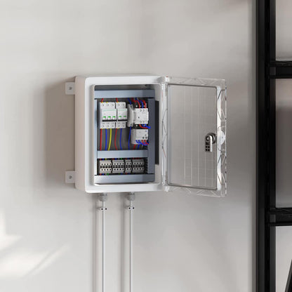 Steuerungsschrank Grau 32 x 15 x 35 cm ABS Kunststoff