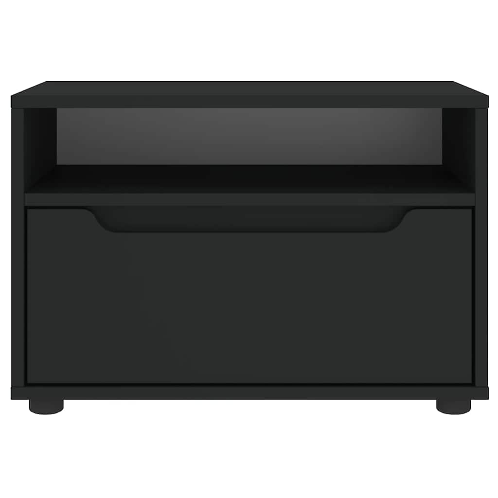 TV-Schrank VISNES Schwarz 60x40x38 cm Holzwerkstoff