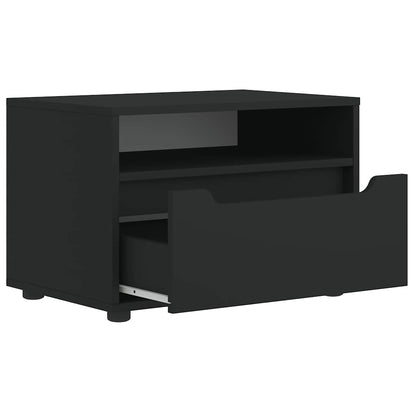 TV-Schrank VISNES Schwarz 60x40x38 cm Holzwerkstoff