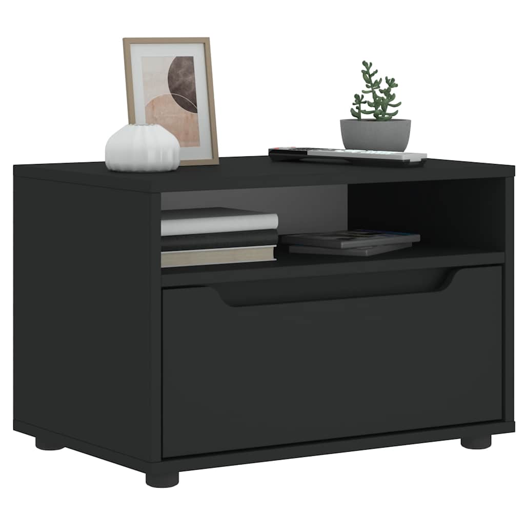 TV-Schrank VISNES Schwarz 60x40x38 cm Holzwerkstoff