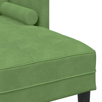 Sofa Set mit Kissen Hellgrün Polyester
