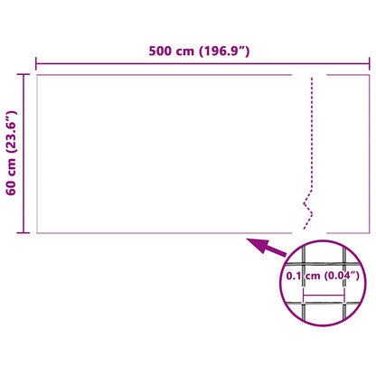 Insektenschutzgitter Weiß 60 x 500 cm Glasfaser