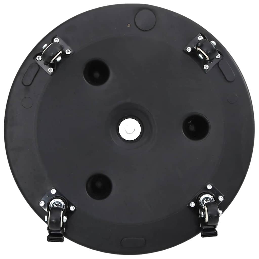 Sonnenschirmständer Art Deco Schwarz Ø 45 x 39.5 cm Eisen