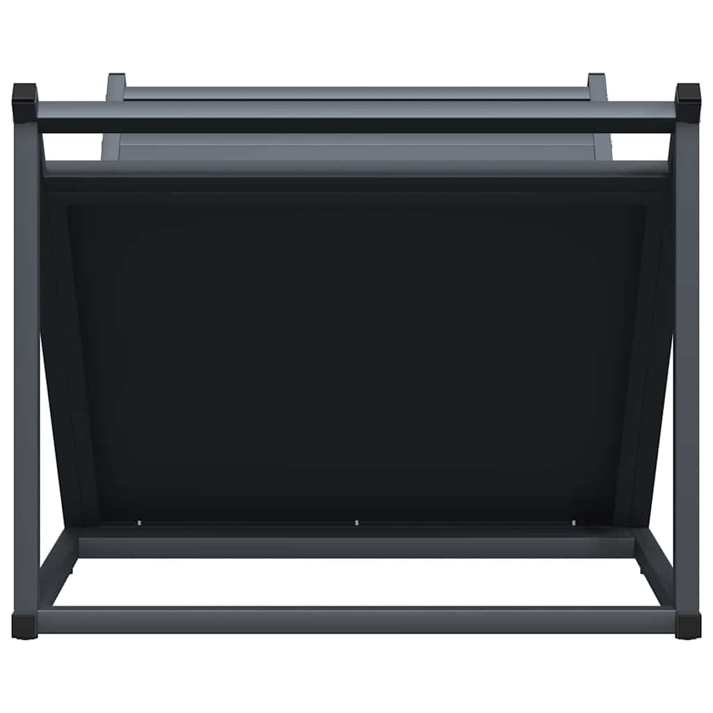 Brennholzregal Anthrazit 70x43x34,5 cm Kaltgewalzter Stahl