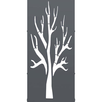 Brennholzregal Anthrazit 40x30x80 cm Kaltgewalzter Stahl