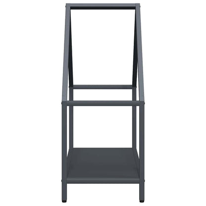 Brennholzregal Anthrazit 60x25x60 cm Kaltgewalzter Stahl