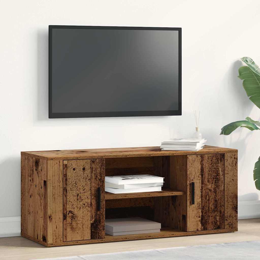 TV-Schränk Altholz 100 x 35 x 40 cm Holzwerkstoff