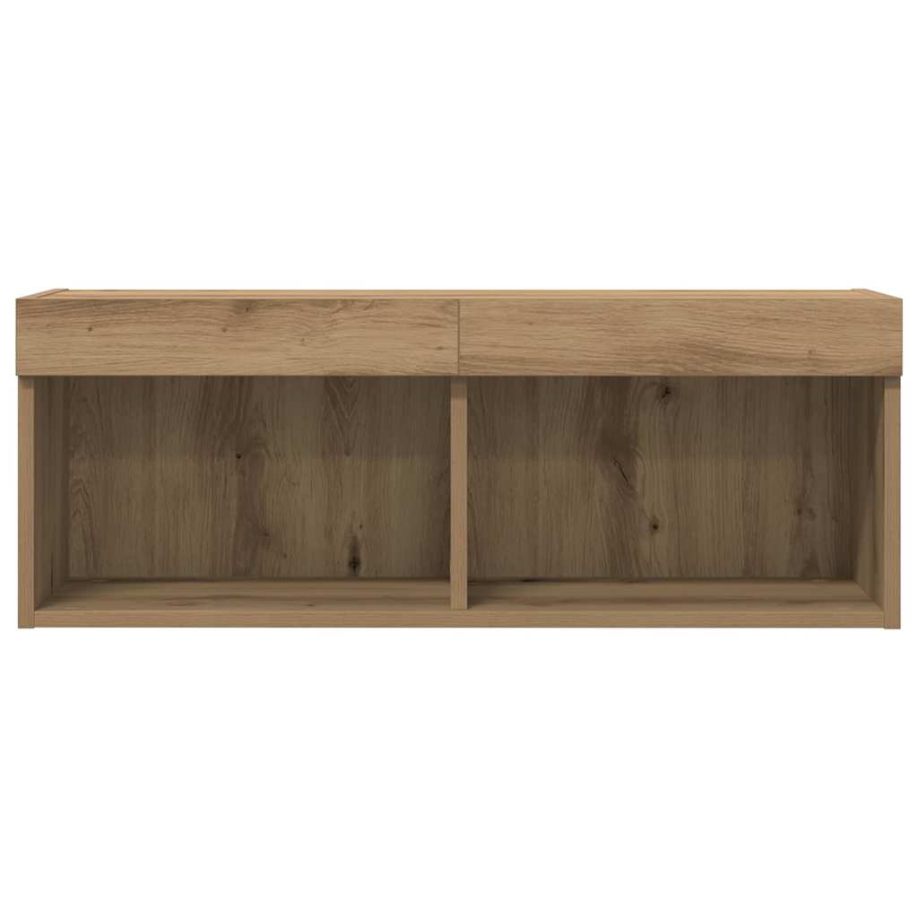 TV-Schrankset Artisan-Eiche 80 x 30 x 30 cm Holzwerkstoff