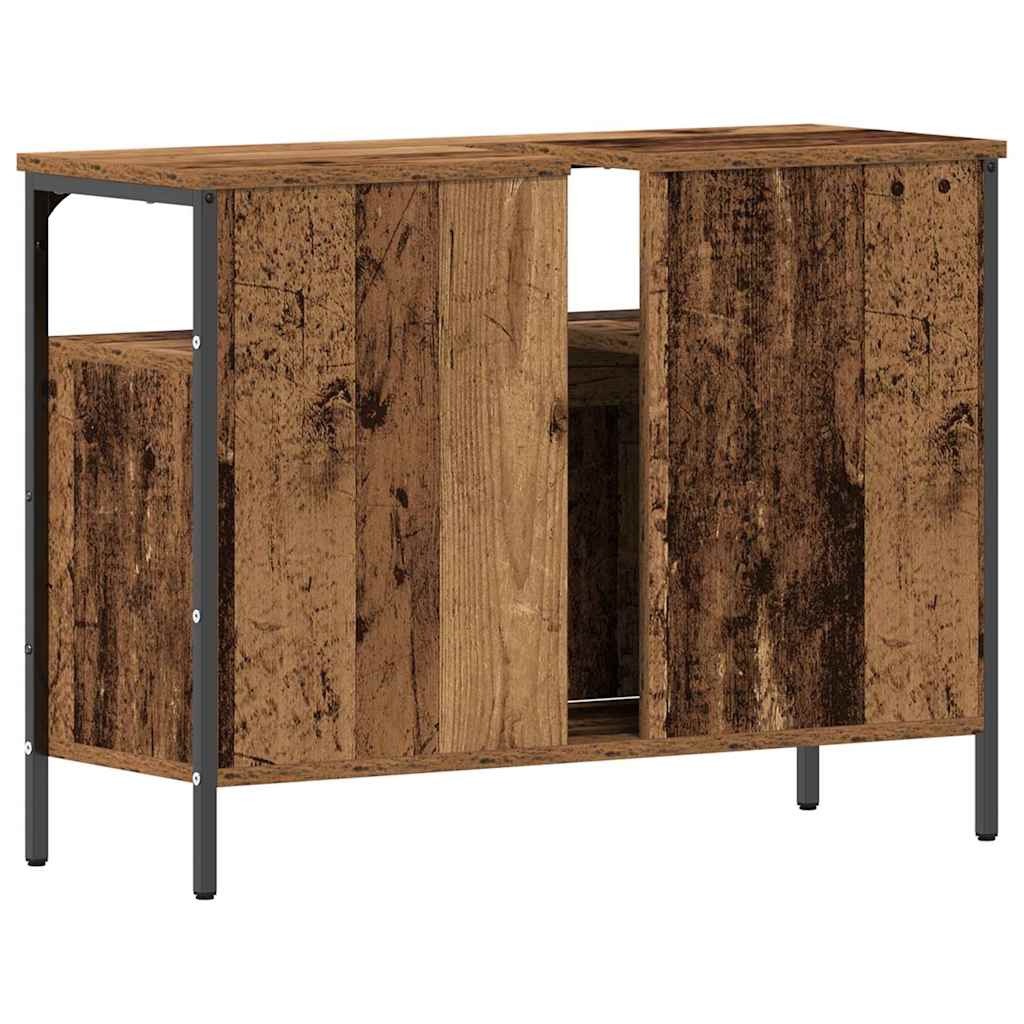 Waschbeckenschrank Altholz 80 x 30 x 60 cm Holzwerkstoff