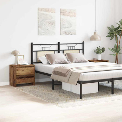 Nachttisch 2 pcs Altholz 45 x 34 x 44,5 cm Holzwerkstoff