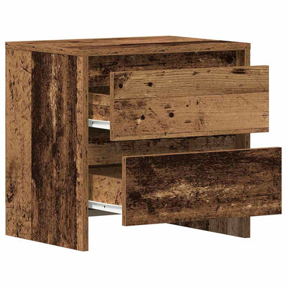 Nachttisch 2 pcs Altholz 45 x 34 x 44,5 cm Holzwerkstoff