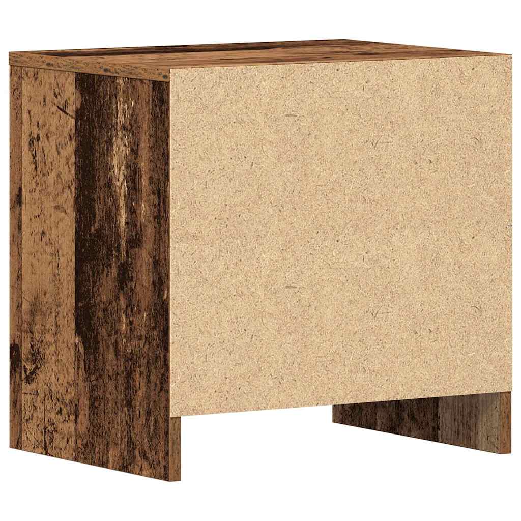 Nachttisch 2 pcs Altholz 45 x 34 x 44,5 cm Holzwerkstoff