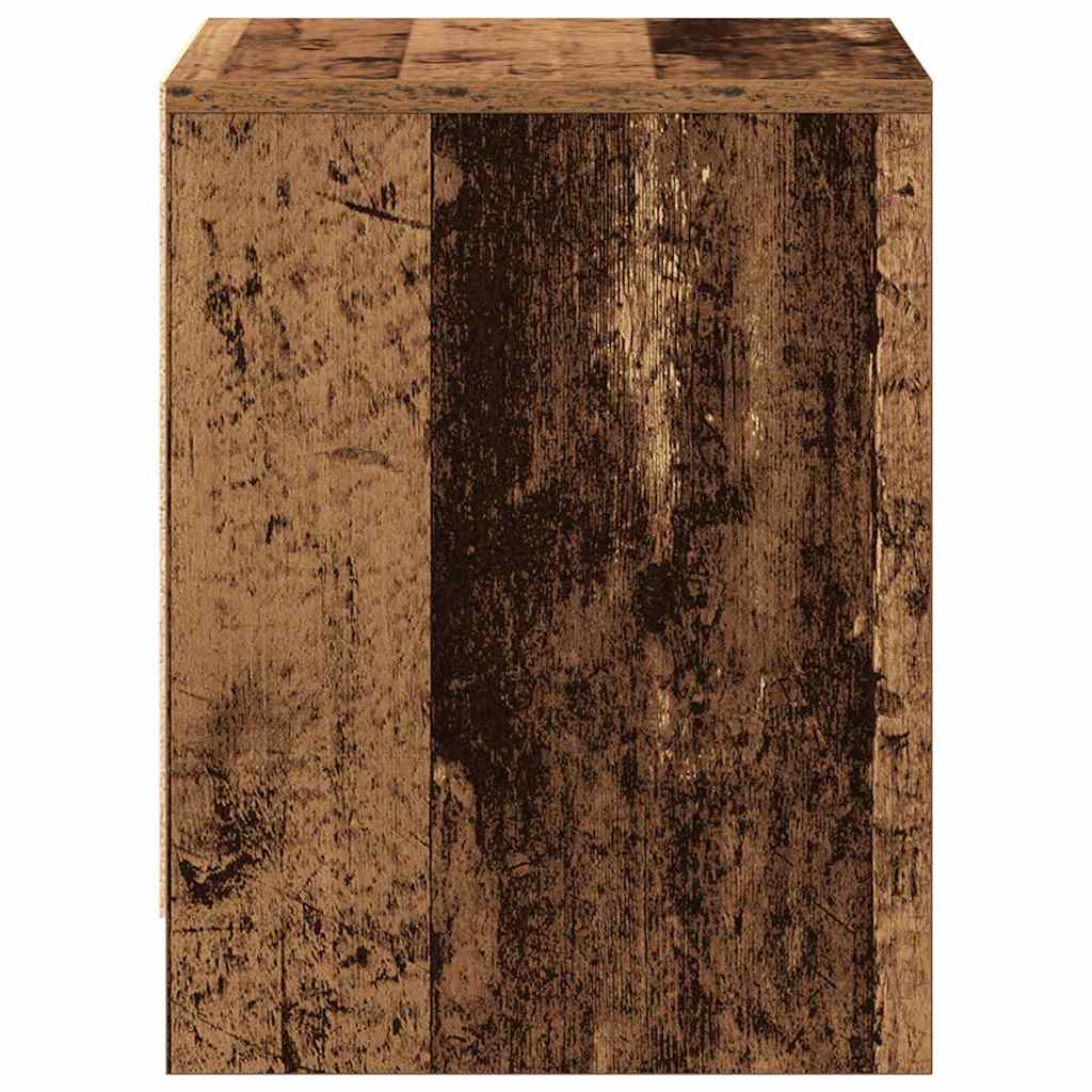 Nachttisch 2 pcs Altholz 45 x 34 x 44,5 cm Holzwerkstoff