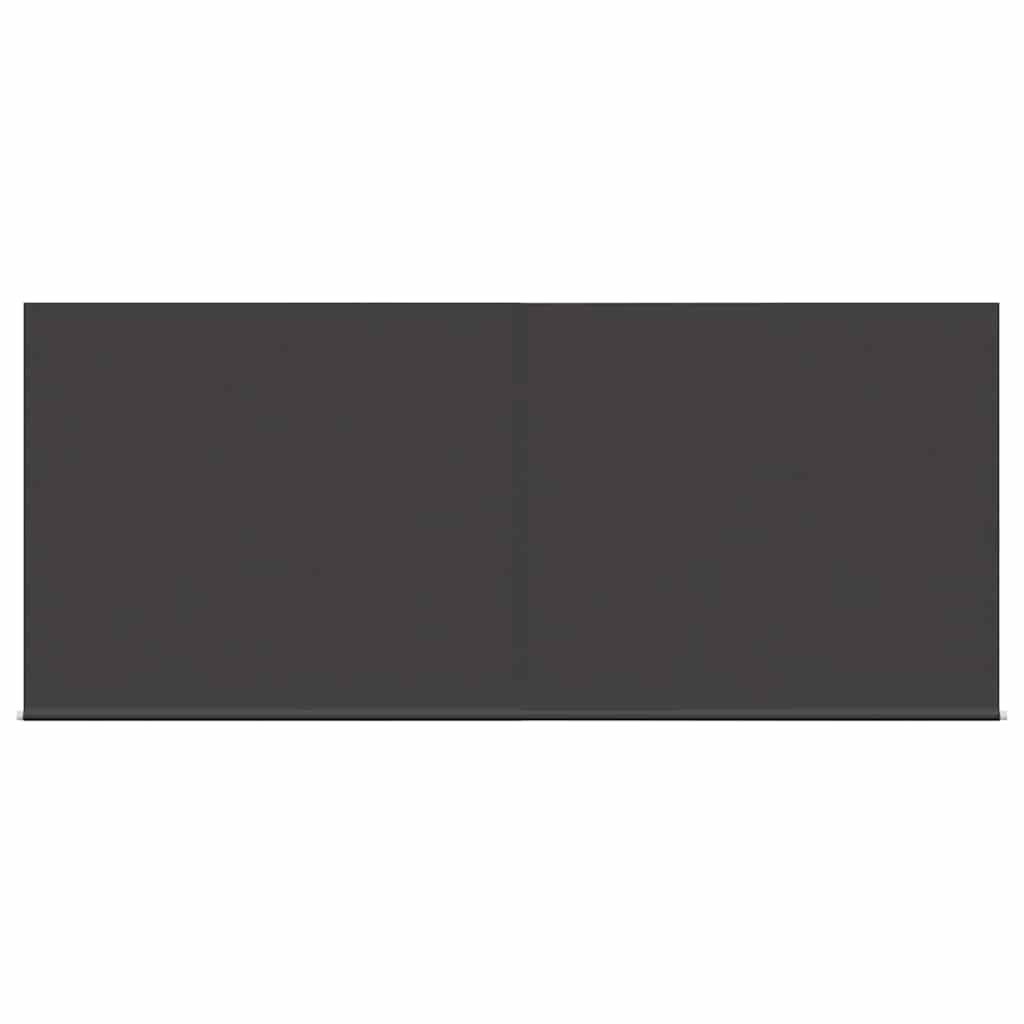 Einziehbare Markise Gestreift Anthrazit 300 x 200 cm Stoff