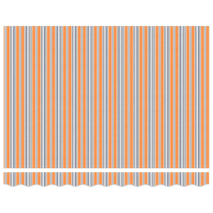 Einziehbare Markise Mehrfarbig 300 x 250 cm Stoff und Metall