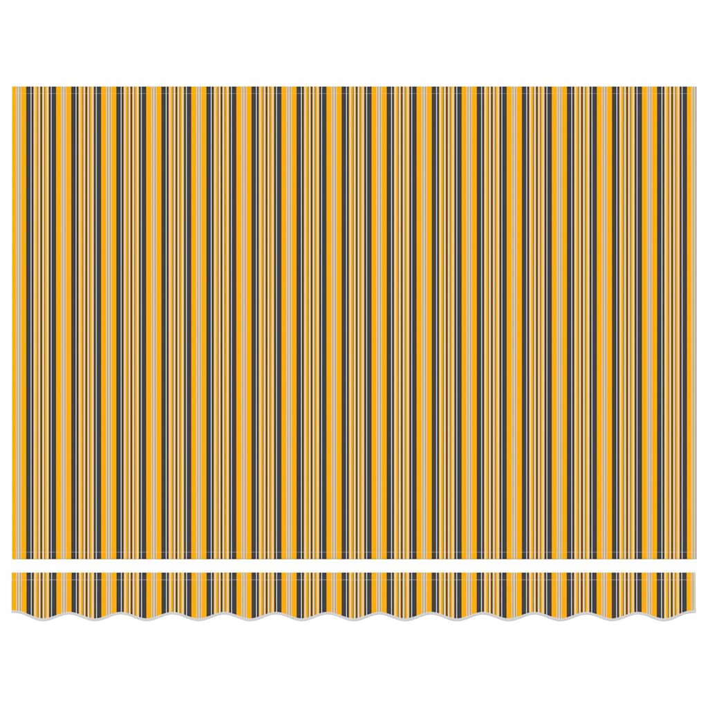 Einziehbare Markise Mehrfarbig 300 x 250 cm Stoff und Stahl