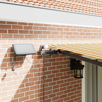 Einziehbare Markise Mehrfarbig 450 x 300 cm Stoff