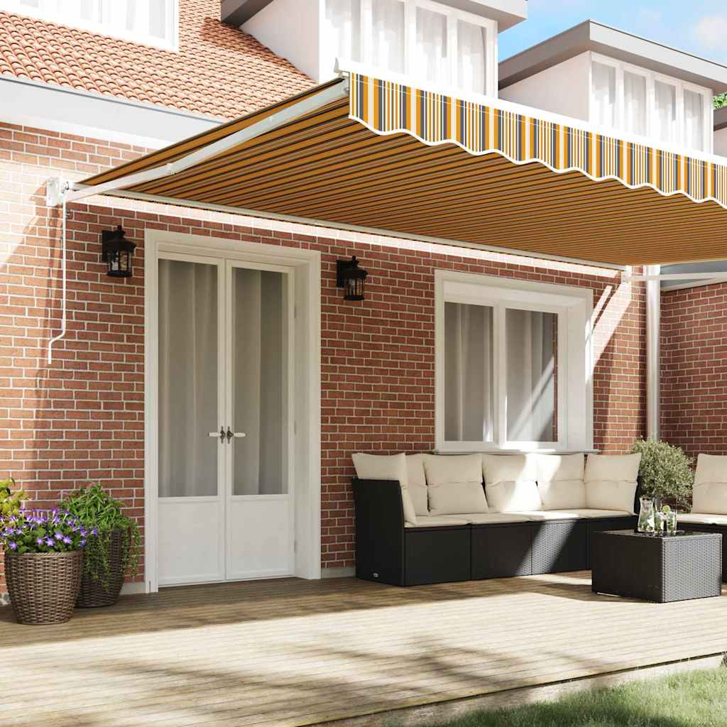 Einziehbare Markise Mehrfarbig 500 x 300 cm