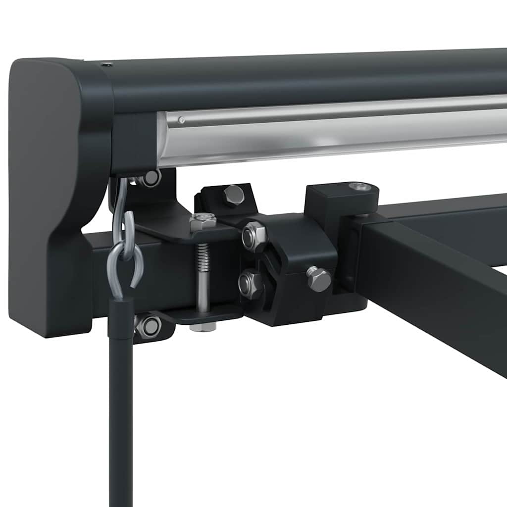 Markisenrahmen Anthrazit 4 x 3 m Pulverbeschichteter Stahl