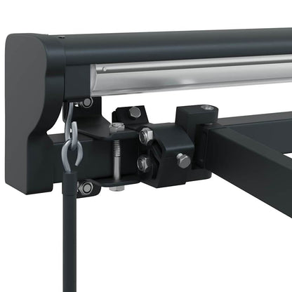 Markisenrahmen Anthrazit 4 x 3 m Pulverbeschichteter Stahl