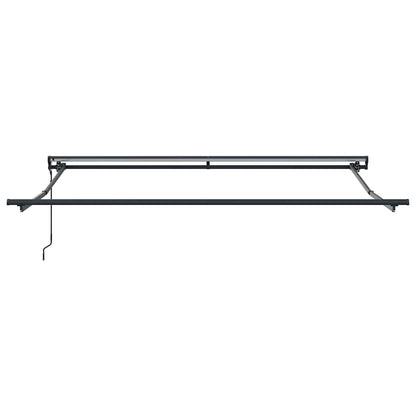 Markisenrahmen Anthrazit 3,5 x 2,5 m Pulverbeschichteter Stahl