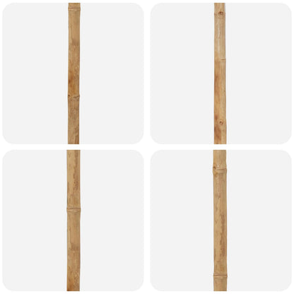 Garten-Sonnenschirm Dunkelgrau Ø 270 x 260 cm Bambus