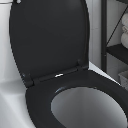 Toilettensitz Schwarz 47 x 37 x 4 cm Duroplast
